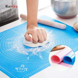 Kitchen Accessories Silicone Baking Mats Sheet Pizza Dough Non-Stick Maker Holder Pastry Cooking Tools Utensils Kitchen Gadgets